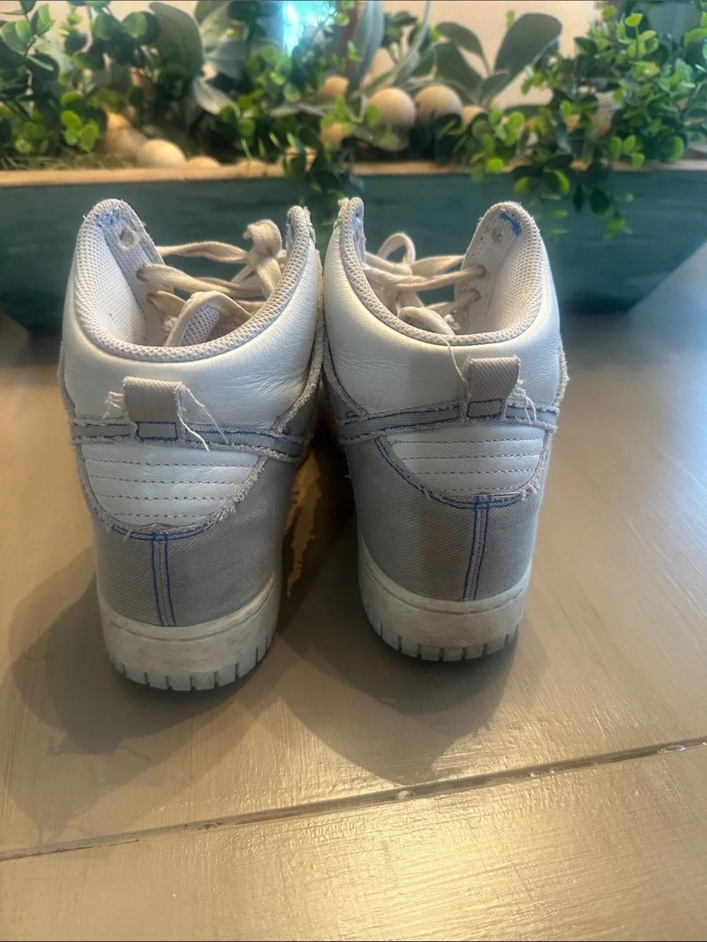 Women’s Nike High-Top Athletic Sneakers in White